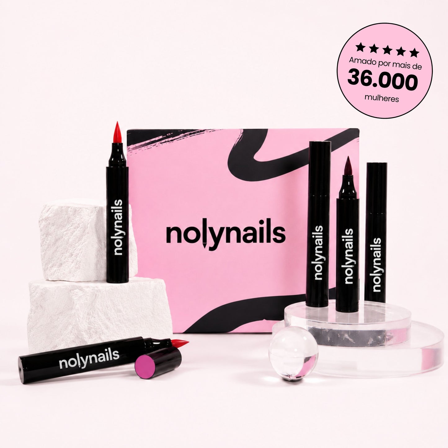 5 vernizes em caneta sem lâmpada UV | Nolynails™